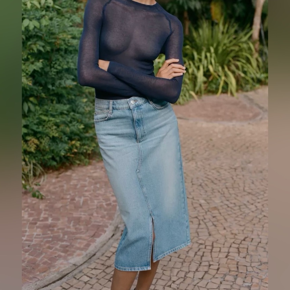 Zara denim skirt